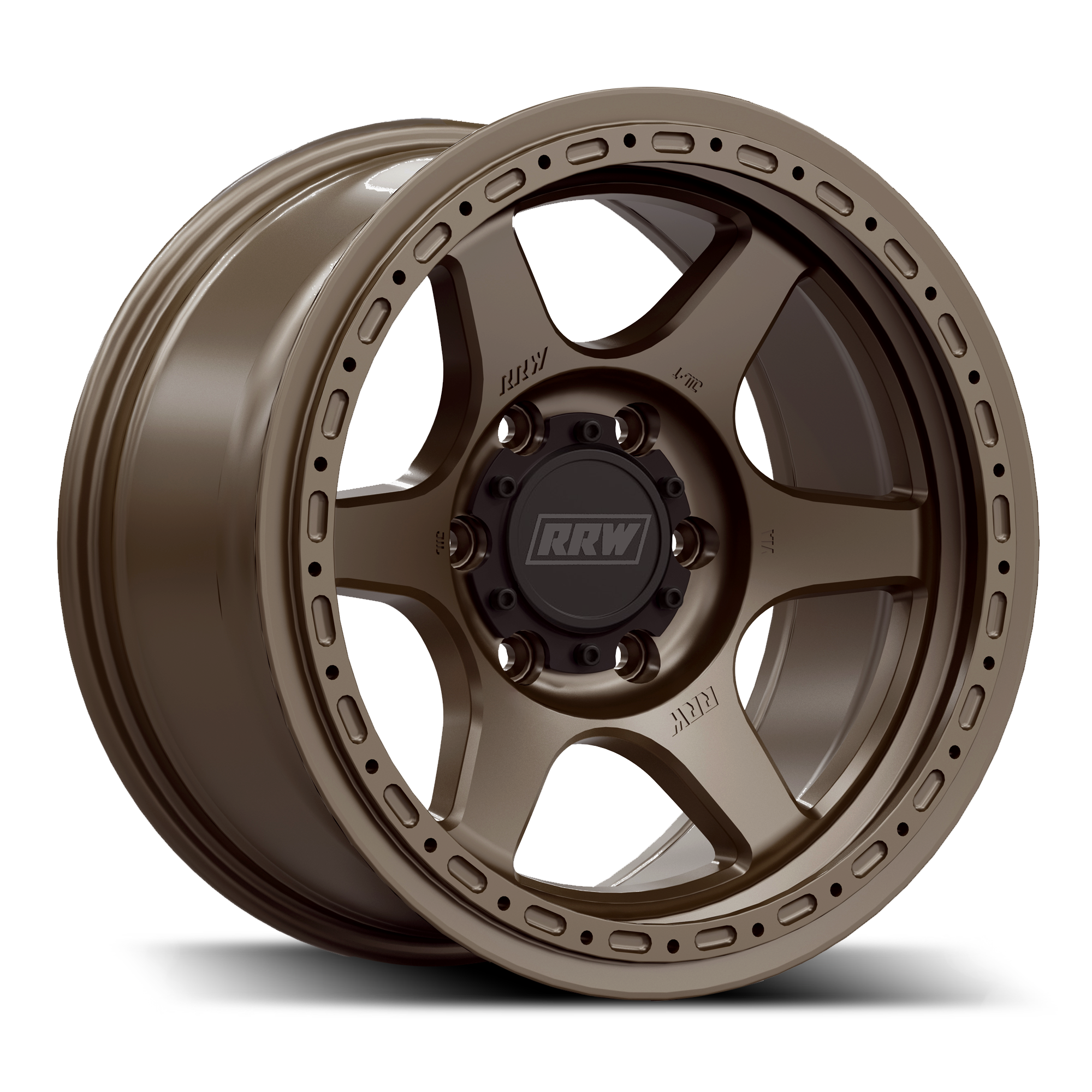 Pre-Order: RR2-H FLOW FORM 17x8.5 Hybrid Beadlock | MATTE BRONZE