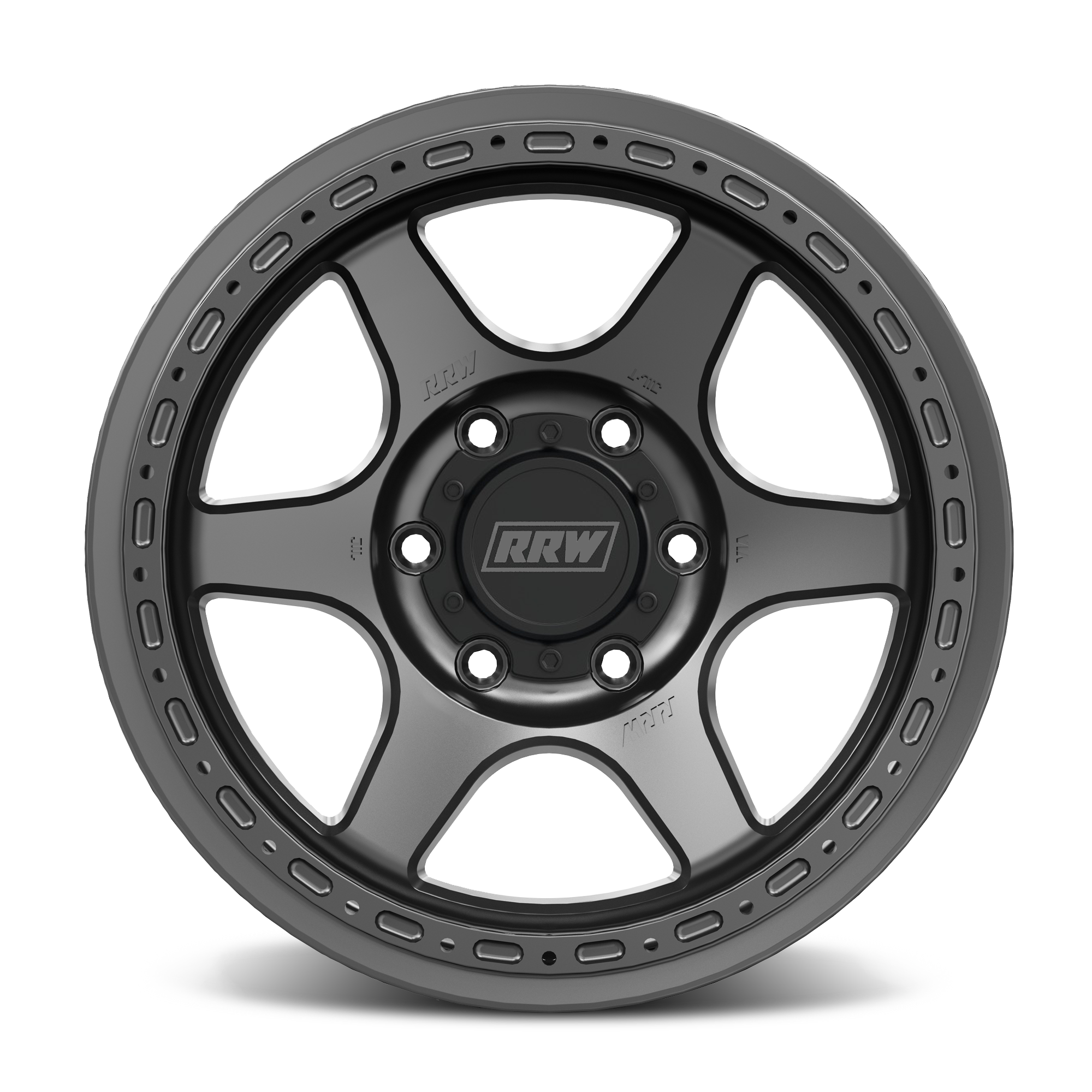 Pre-Order: RR2-H FLOW FORM 17x8.5 Hybrid Beadlock | MATTE GUNMETAL