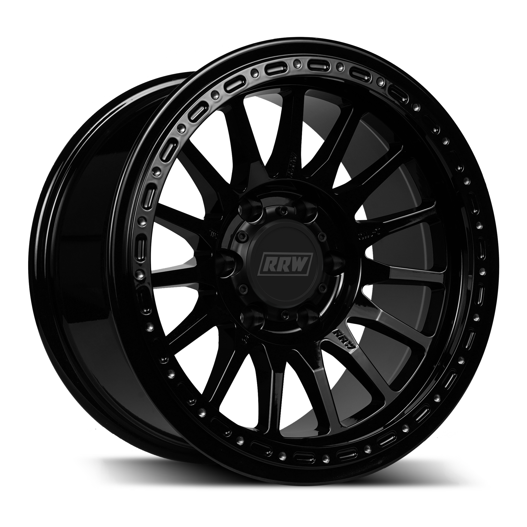 RR7-H FLOW FORM Hybrid Beadlock | GLOSS BLACK