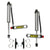 Direct Fit Race Shocks - Rear | 2008 - 2021 Toyota Land Cruiser 4WD - RRW Relations Race Wheels