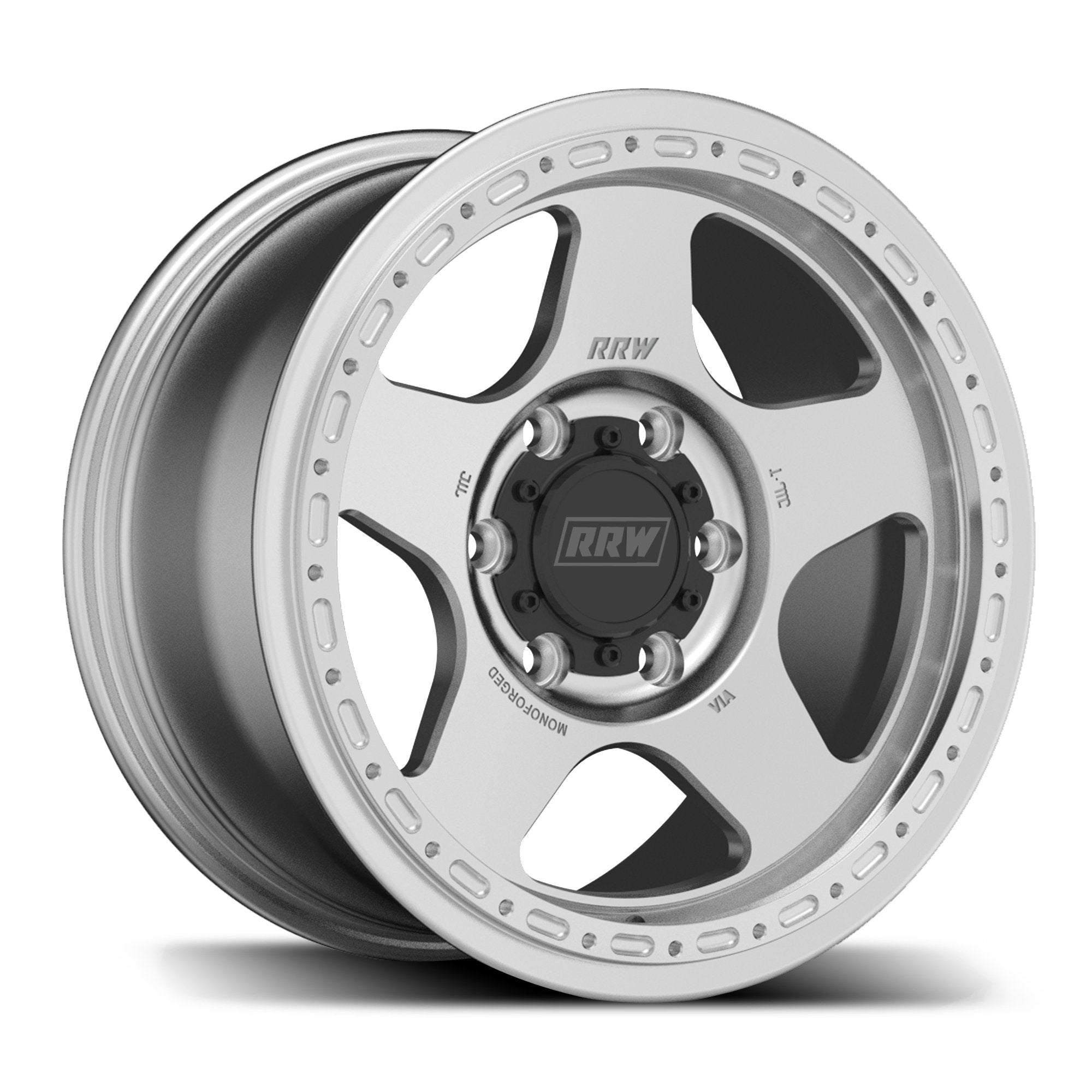 Pre - Order: RG4 - H Hybrid MonoForged Wheel | BRUSHED ALUMINUM - RRW Relations Race Wheels