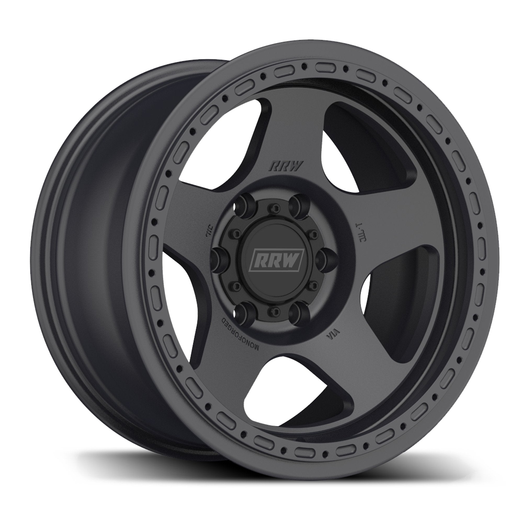 Pre - Order: RG4 - H Hybrid MonoForged Wheel | MATTE GUNMETAL - RRW Relations Race Wheels