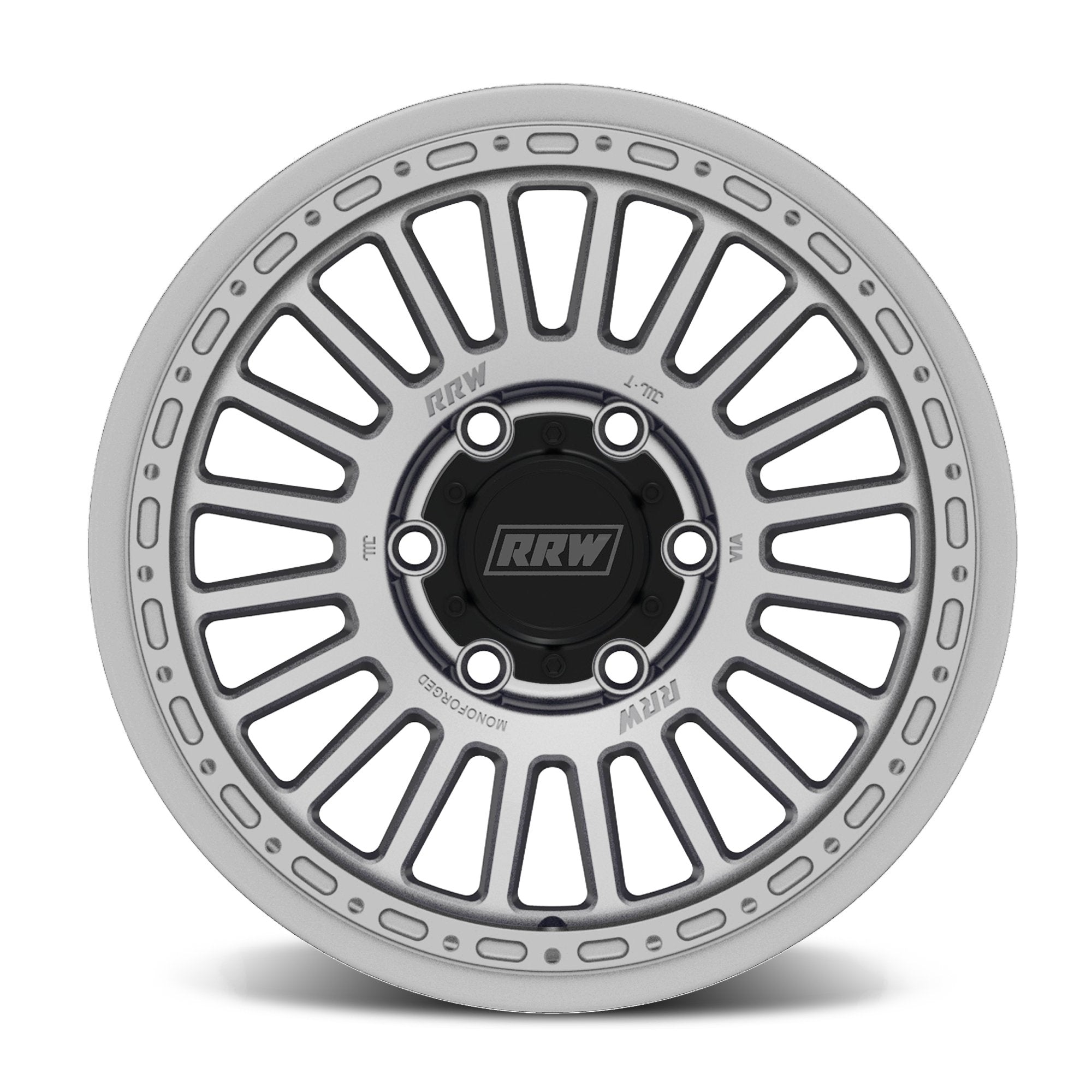 Pre - Order: RG6 - H Hybrid MonoForged Wheel | BRUSHED ALUMINUM - RRW Relations Race Wheels