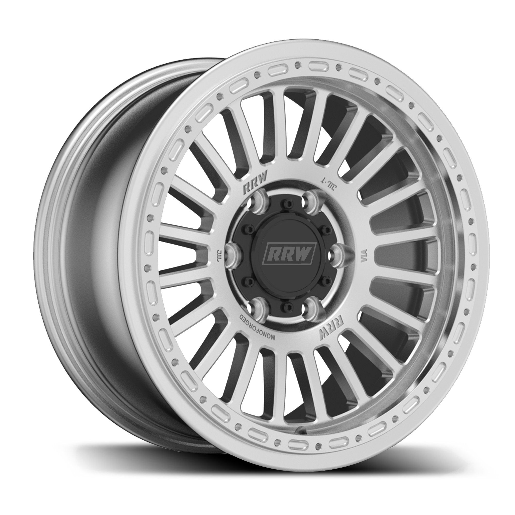 Pre - Order: RG6 - H Hybrid MonoForged Wheel | BRUSHED ALUMINUM - RRW Relations Race Wheels