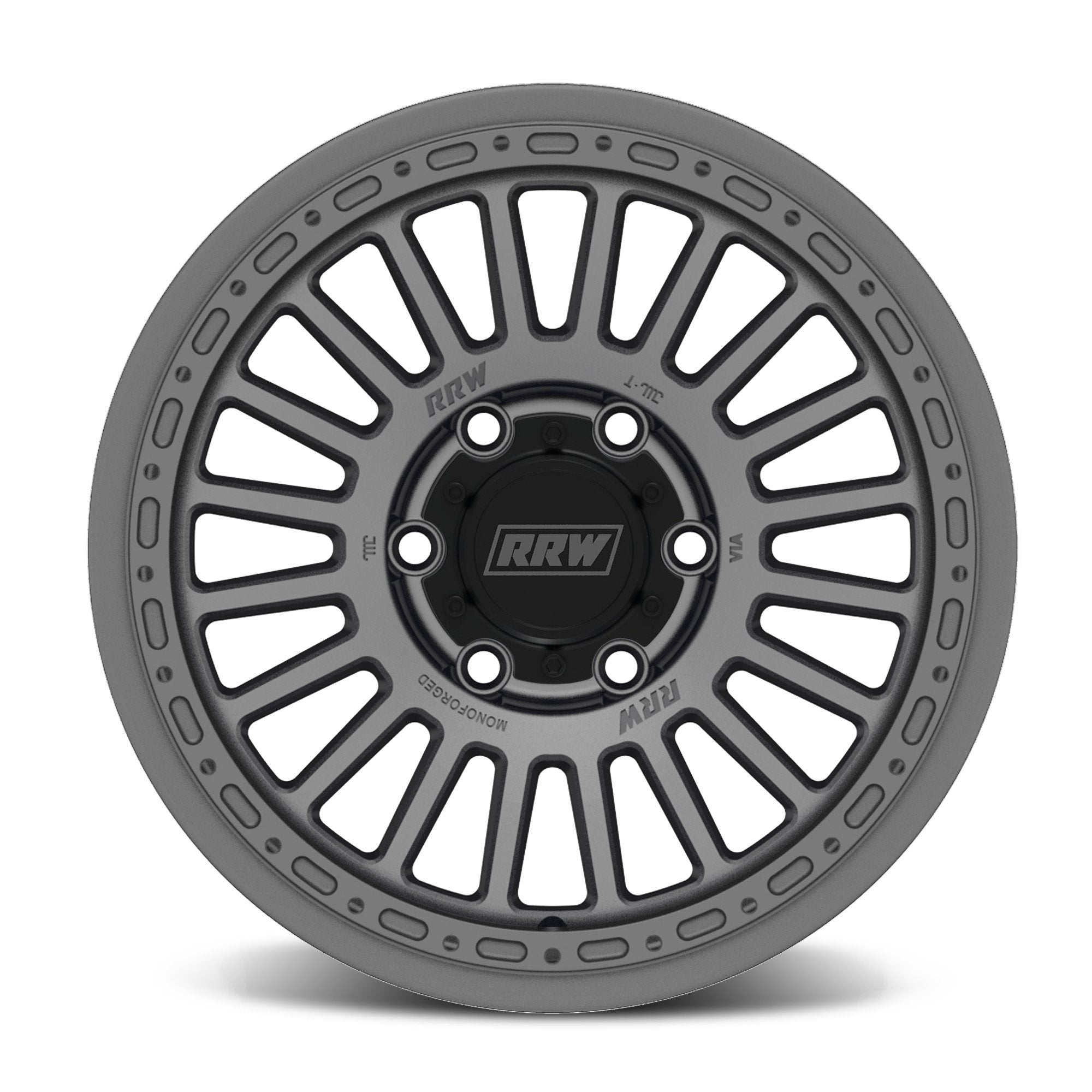 Pre - Order: RG6 - H Hybrid MonoForged Wheel | MATTE GUNMETAL - RRW Relations Race Wheels