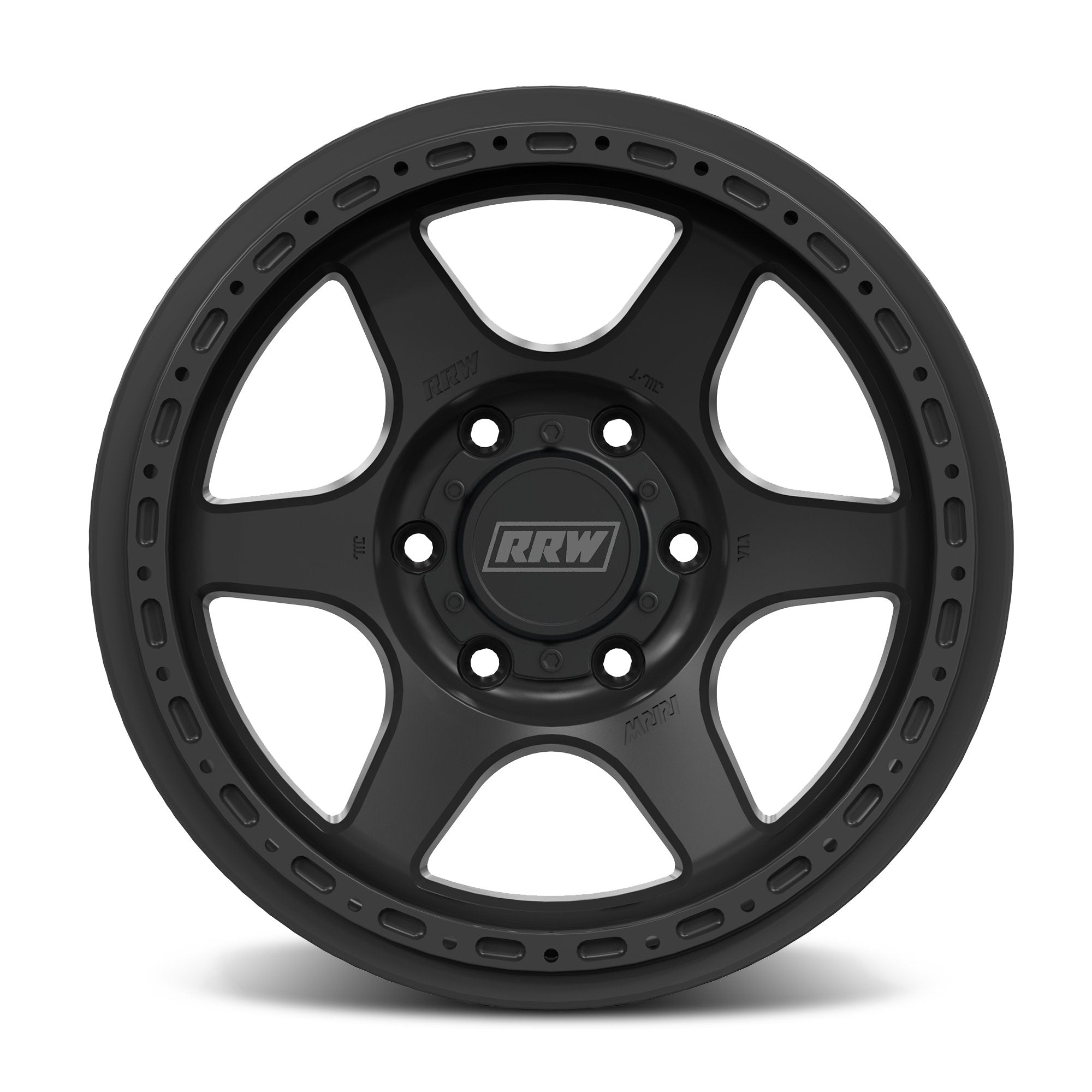 Pre - Order: RR2 - H FLOW FORM 17x8.5 Hybrid Beadlock | MATTE BLACK - RRW Relations Race Wheels