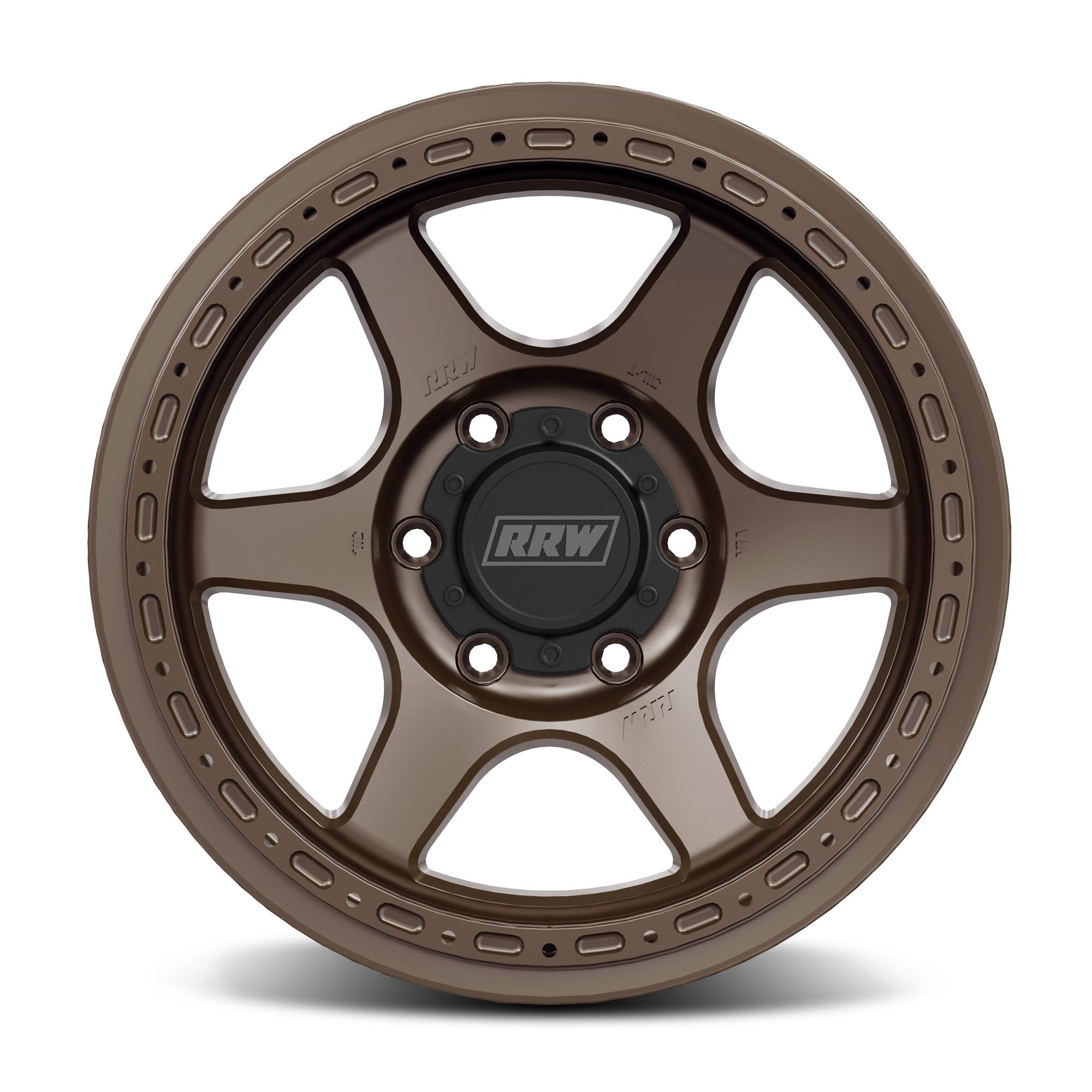 Pre - Order: RR2 - H FLOW FORM 17x8.5 Hybrid Beadlock | MATTE BRONZE - RRW Relations Race Wheels