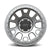 Pre - Order: RR5 - H FLOW FORM 17x8.5 Hybrid Beadlock | BRUSHED ALUMINUM - RRW Relations Race Wheels