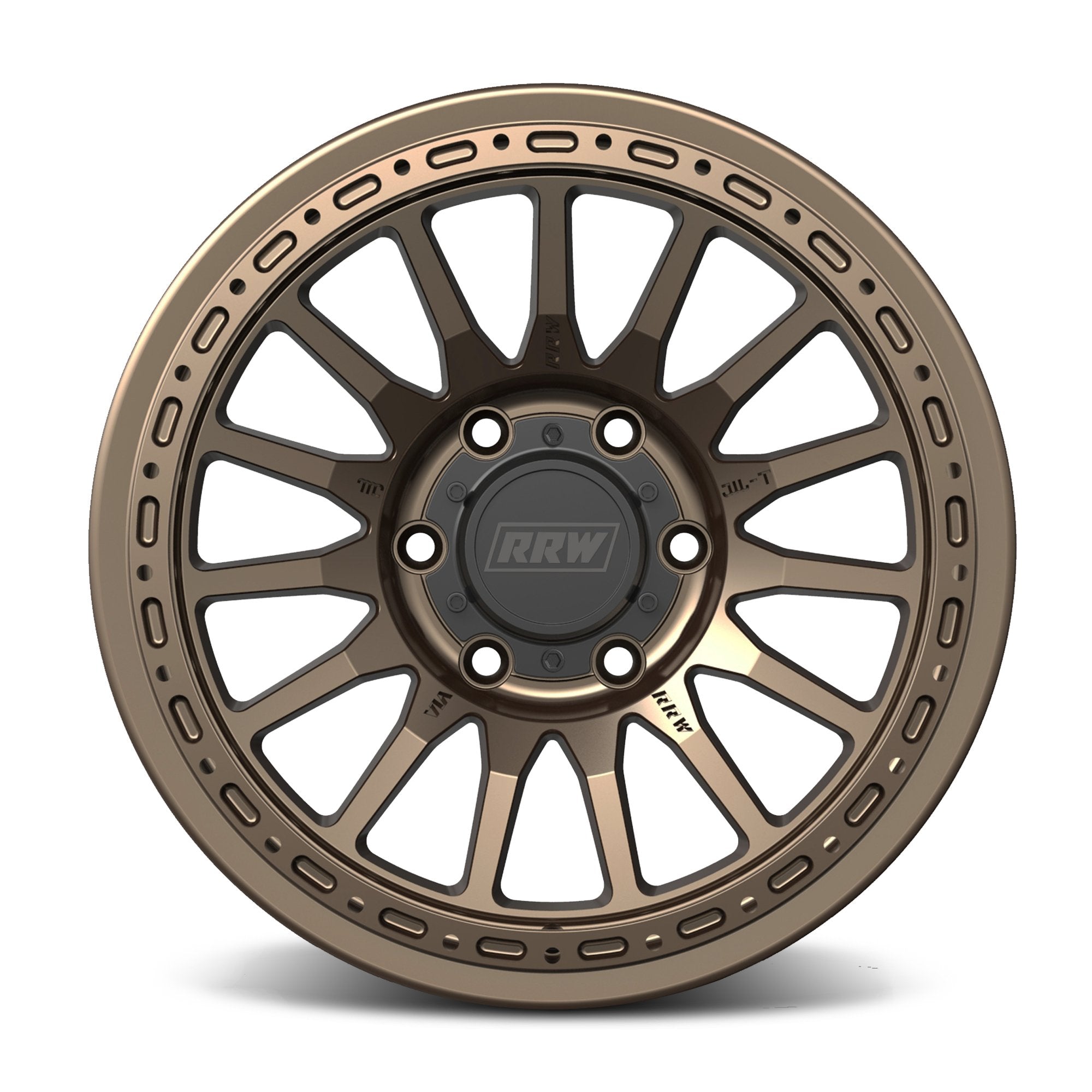 Pre - Order: RR7 - H FLOW FORM Hybrid Beadlock Wheel | MATTE BRONZE - RRW Relations Race Wheels